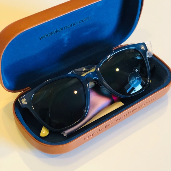 KOMONO Sunglasses Renee Navy Blue NEW in b… - Picture 10 of 12